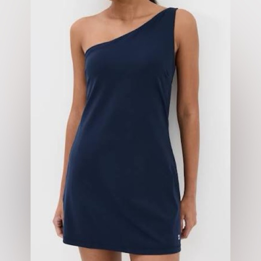 SWEATY BETTY Asymmetric Sport Dress | Navy | Size XS - Picture 5 of 9